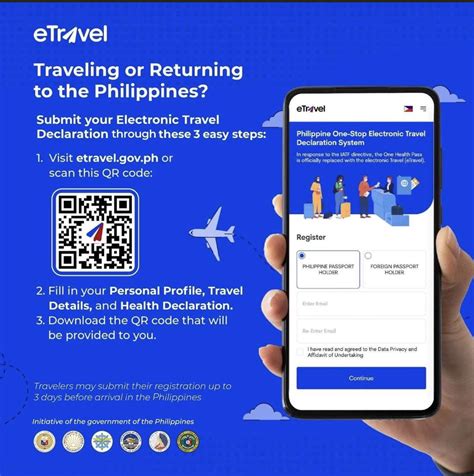 philippines etravel registration|Iba pa.